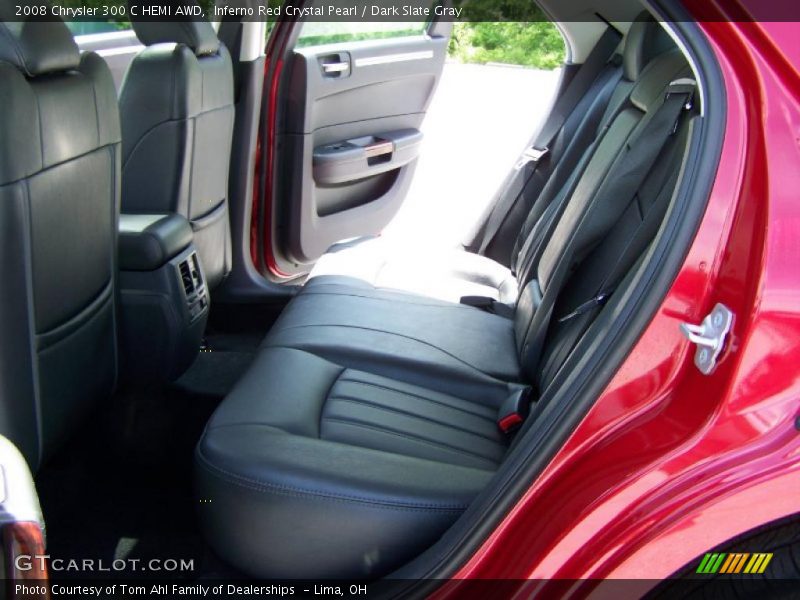Inferno Red Crystal Pearl / Dark Slate Gray 2008 Chrysler 300 C HEMI AWD