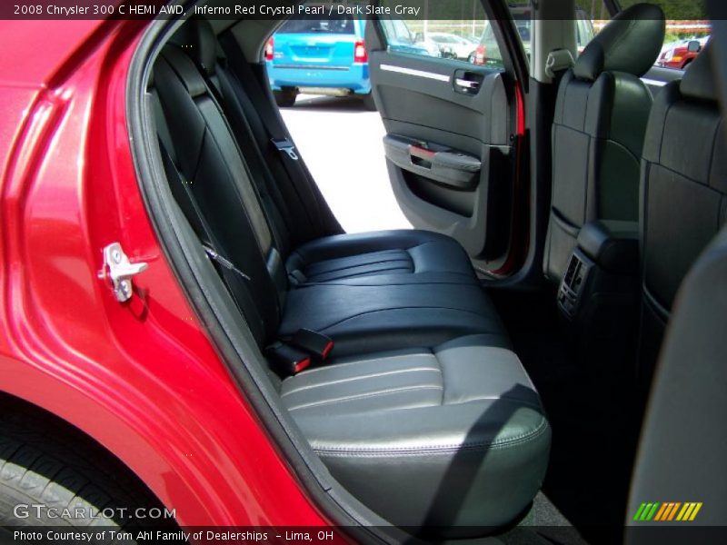 Inferno Red Crystal Pearl / Dark Slate Gray 2008 Chrysler 300 C HEMI AWD