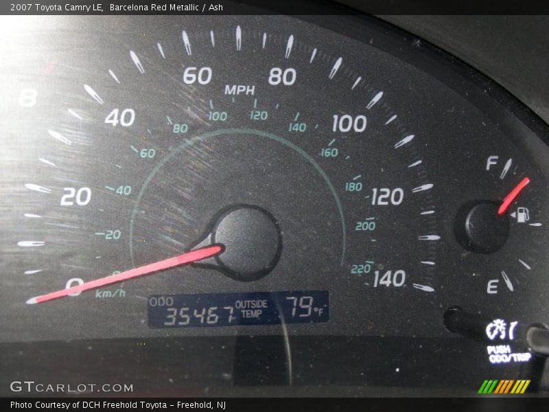 Barcelona Red Metallic / Ash 2007 Toyota Camry LE