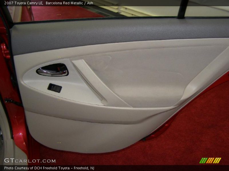 Barcelona Red Metallic / Ash 2007 Toyota Camry LE