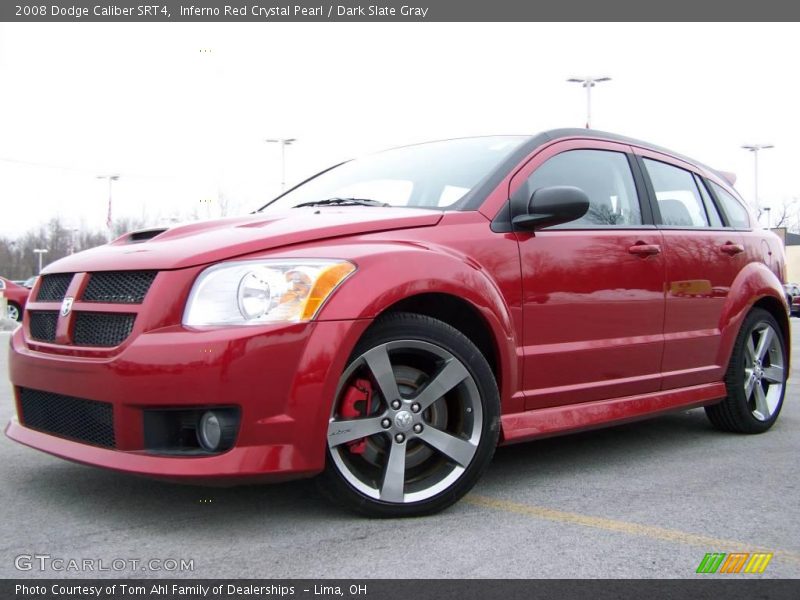 Inferno Red Crystal Pearl / Dark Slate Gray 2008 Dodge Caliber SRT4