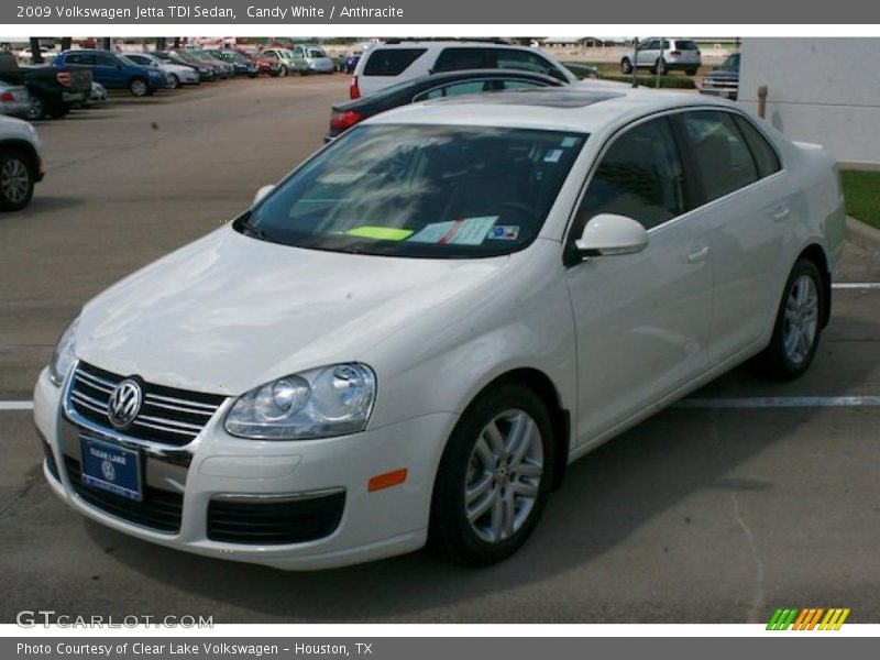 Candy White / Anthracite 2009 Volkswagen Jetta TDI Sedan