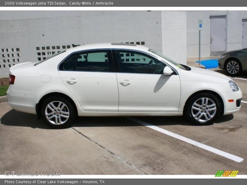 Candy White / Anthracite 2009 Volkswagen Jetta TDI Sedan