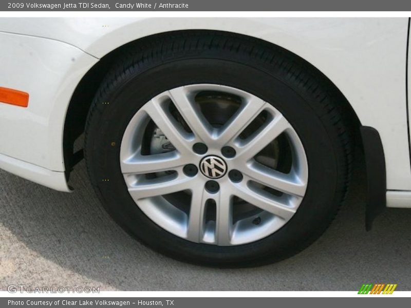 Candy White / Anthracite 2009 Volkswagen Jetta TDI Sedan