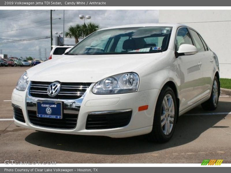 Candy White / Anthracite 2009 Volkswagen Jetta TDI Sedan