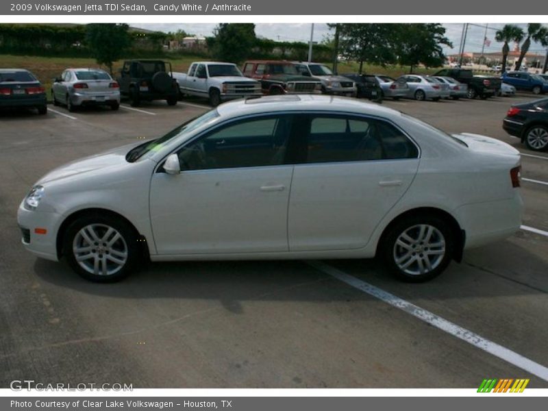 Candy White / Anthracite 2009 Volkswagen Jetta TDI Sedan