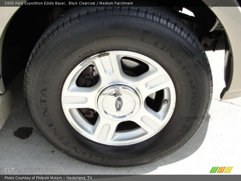 Black Clearcoat / Medium Parchment 2005 Ford Expedition Eddie Bauer