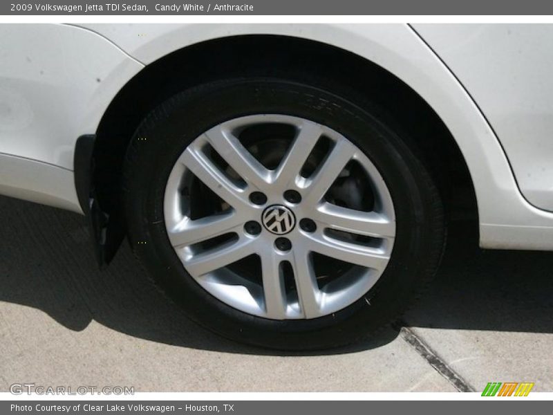 Candy White / Anthracite 2009 Volkswagen Jetta TDI Sedan