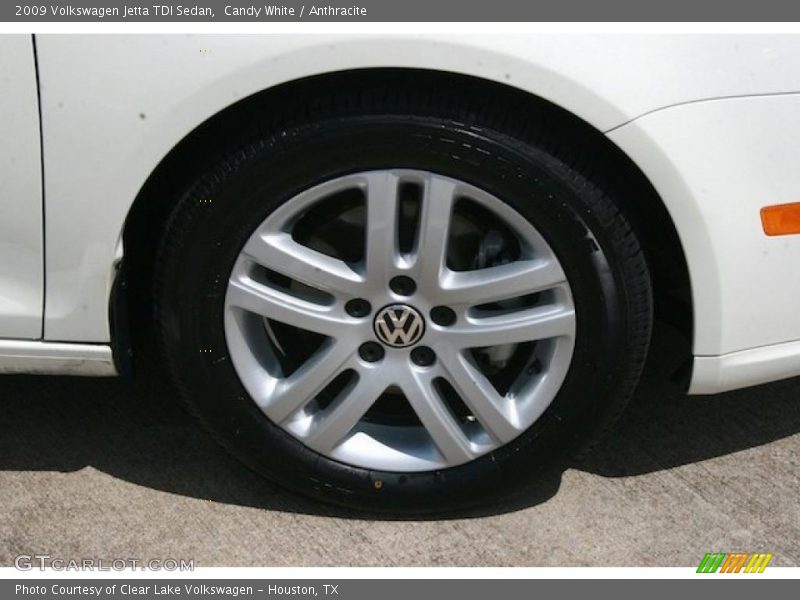 Candy White / Anthracite 2009 Volkswagen Jetta TDI Sedan