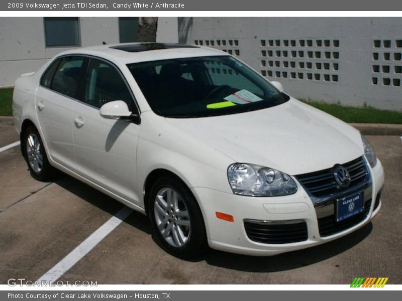 Candy White / Anthracite 2009 Volkswagen Jetta TDI Sedan
