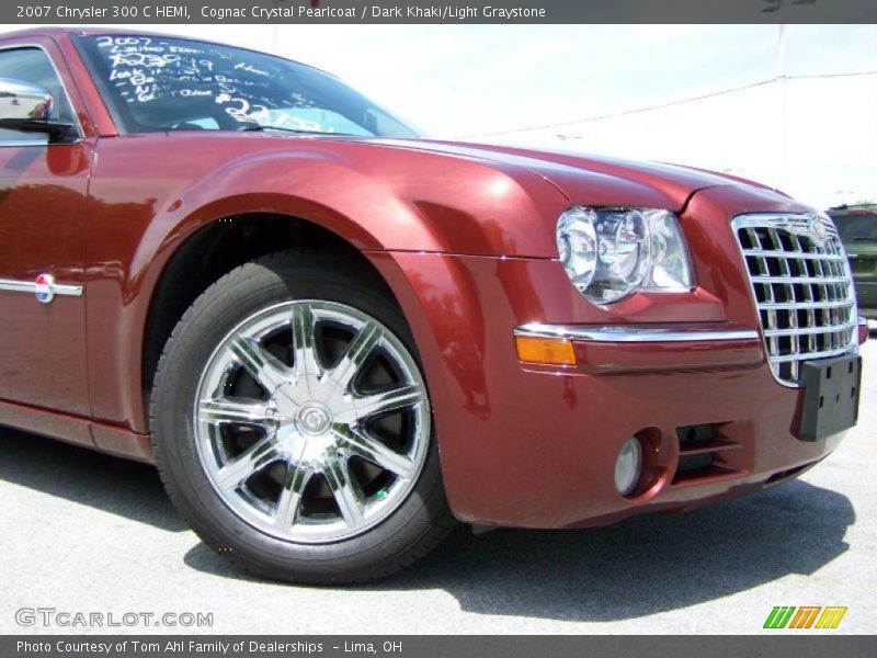 Cognac Crystal Pearlcoat / Dark Khaki/Light Graystone 2007 Chrysler 300 C HEMI