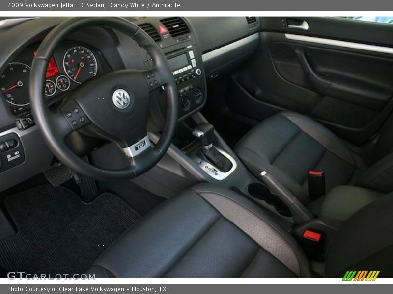 Candy White / Anthracite 2009 Volkswagen Jetta TDI Sedan