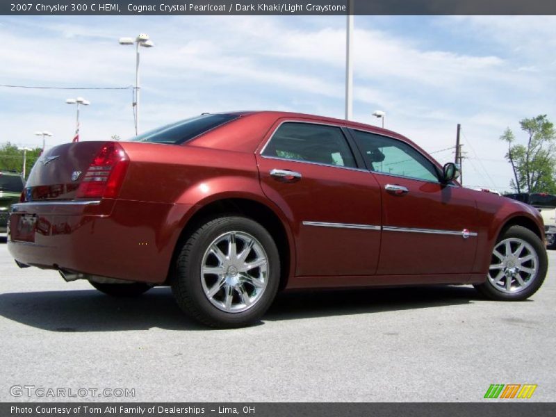 Cognac Crystal Pearlcoat / Dark Khaki/Light Graystone 2007 Chrysler 300 C HEMI