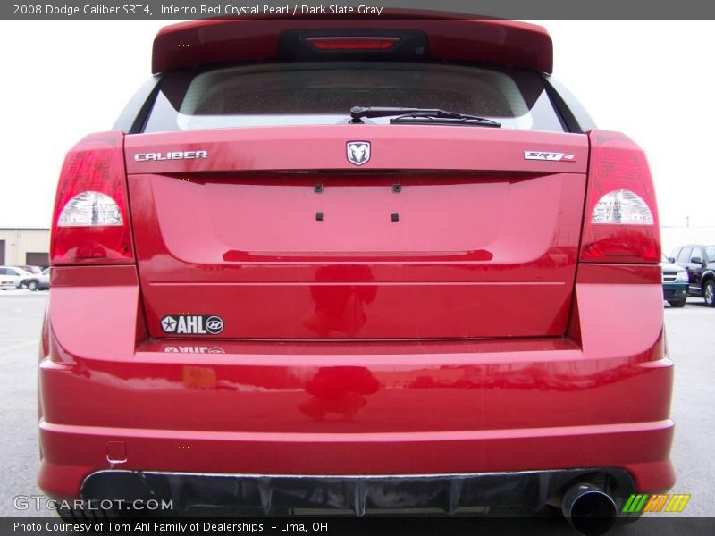 Inferno Red Crystal Pearl / Dark Slate Gray 2008 Dodge Caliber SRT4