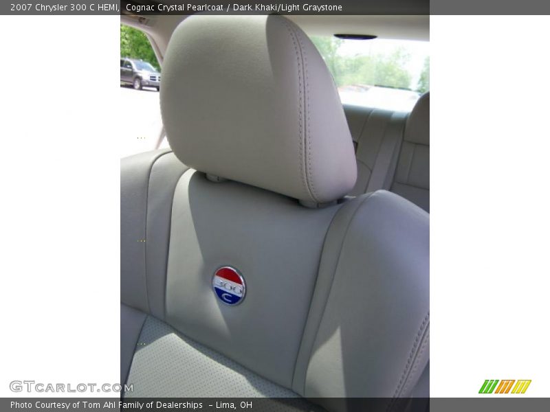 Cognac Crystal Pearlcoat / Dark Khaki/Light Graystone 2007 Chrysler 300 C HEMI