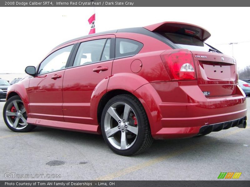Inferno Red Crystal Pearl / Dark Slate Gray 2008 Dodge Caliber SRT4