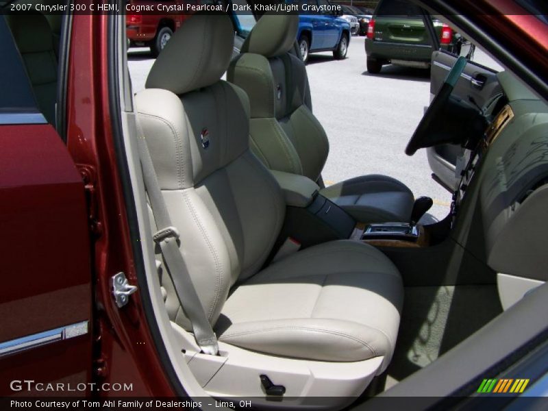 Cognac Crystal Pearlcoat / Dark Khaki/Light Graystone 2007 Chrysler 300 C HEMI