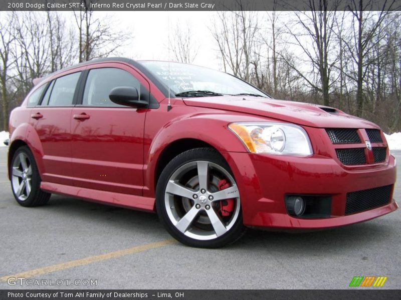 Inferno Red Crystal Pearl / Dark Slate Gray 2008 Dodge Caliber SRT4