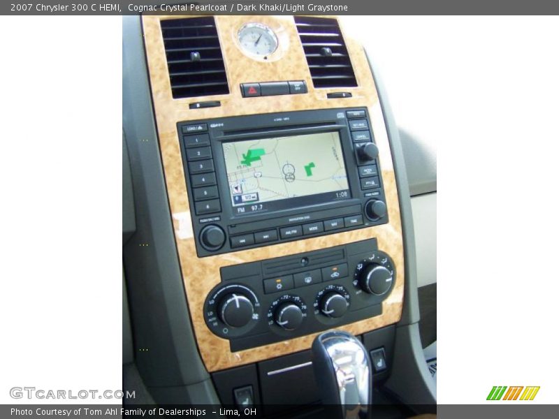 Cognac Crystal Pearlcoat / Dark Khaki/Light Graystone 2007 Chrysler 300 C HEMI
