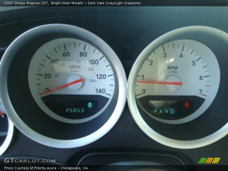 Bright Silver Metallic / Dark Slate Gray/Light Graystone 2007 Dodge Magnum SXT