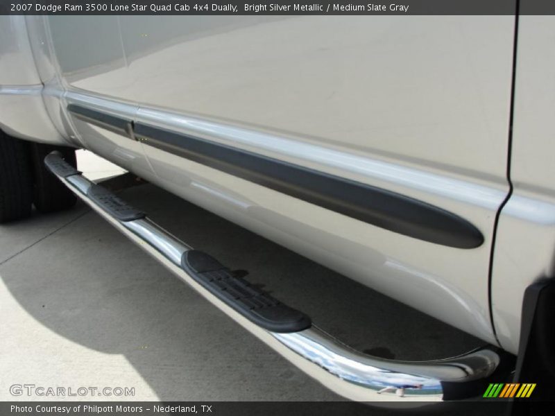 Bright Silver Metallic / Medium Slate Gray 2007 Dodge Ram 3500 Lone Star Quad Cab 4x4 Dually