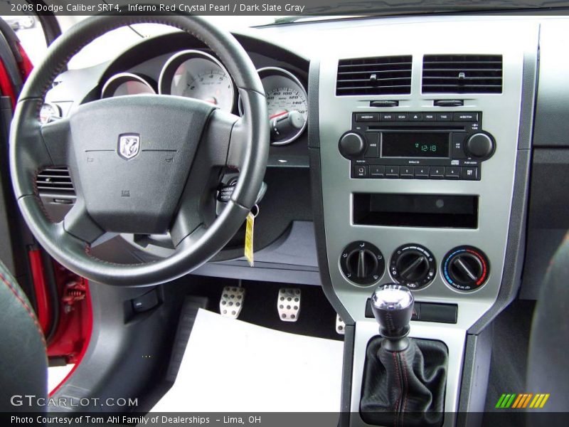 Inferno Red Crystal Pearl / Dark Slate Gray 2008 Dodge Caliber SRT4