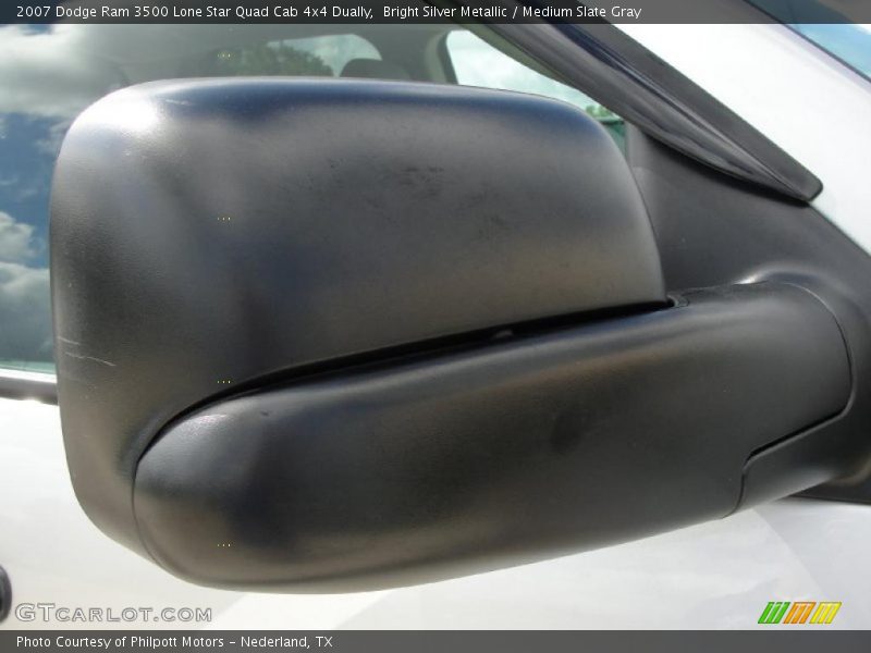 Bright Silver Metallic / Medium Slate Gray 2007 Dodge Ram 3500 Lone Star Quad Cab 4x4 Dually