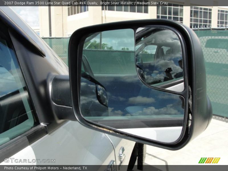 Bright Silver Metallic / Medium Slate Gray 2007 Dodge Ram 3500 Lone Star Quad Cab 4x4 Dually