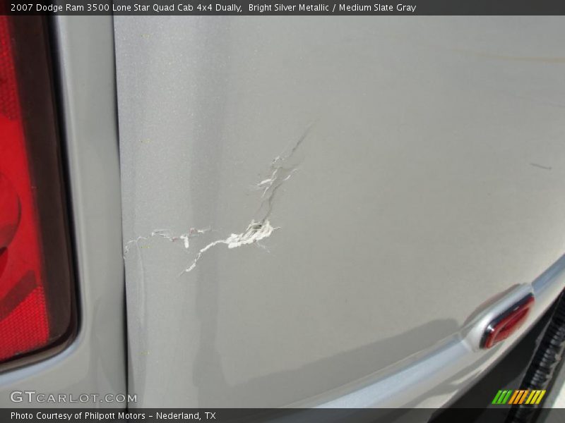 Bright Silver Metallic / Medium Slate Gray 2007 Dodge Ram 3500 Lone Star Quad Cab 4x4 Dually