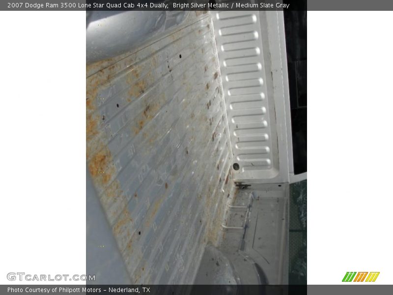 Bright Silver Metallic / Medium Slate Gray 2007 Dodge Ram 3500 Lone Star Quad Cab 4x4 Dually