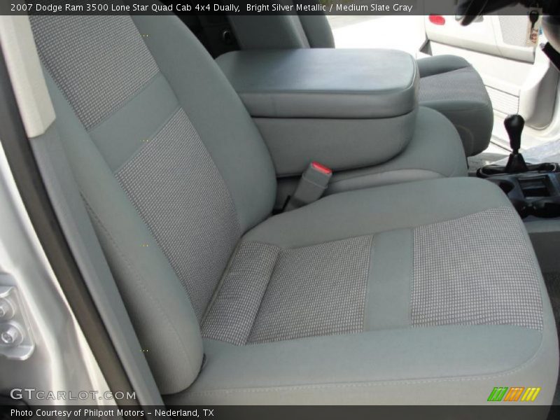 Bright Silver Metallic / Medium Slate Gray 2007 Dodge Ram 3500 Lone Star Quad Cab 4x4 Dually