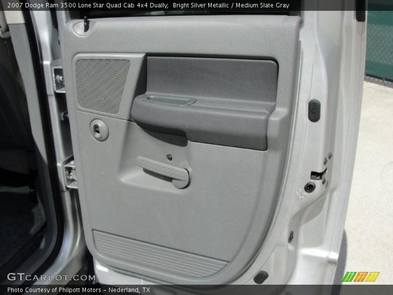 Bright Silver Metallic / Medium Slate Gray 2007 Dodge Ram 3500 Lone Star Quad Cab 4x4 Dually