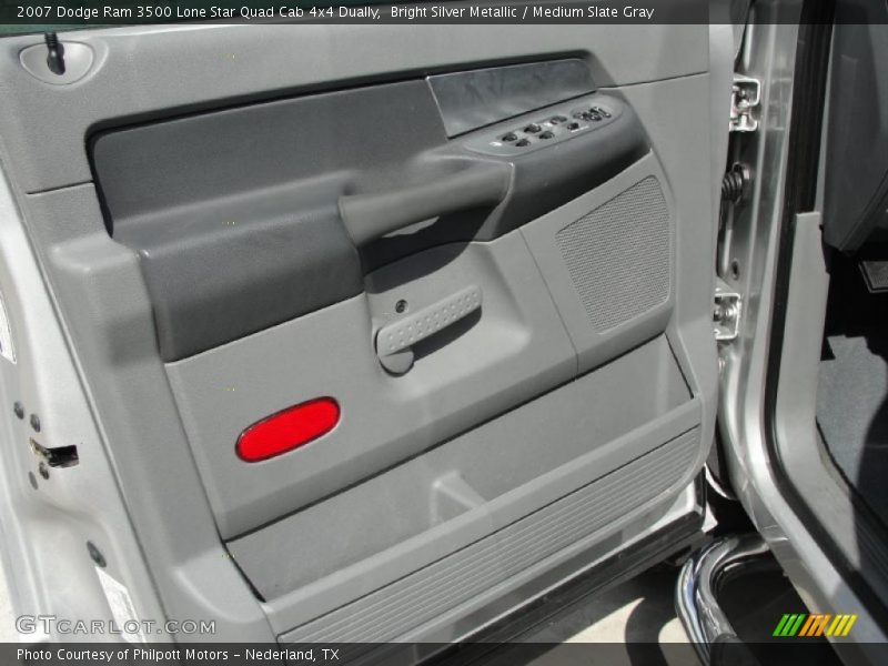 Bright Silver Metallic / Medium Slate Gray 2007 Dodge Ram 3500 Lone Star Quad Cab 4x4 Dually