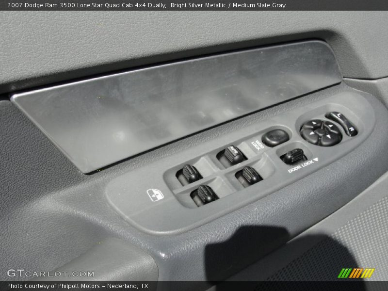 Bright Silver Metallic / Medium Slate Gray 2007 Dodge Ram 3500 Lone Star Quad Cab 4x4 Dually