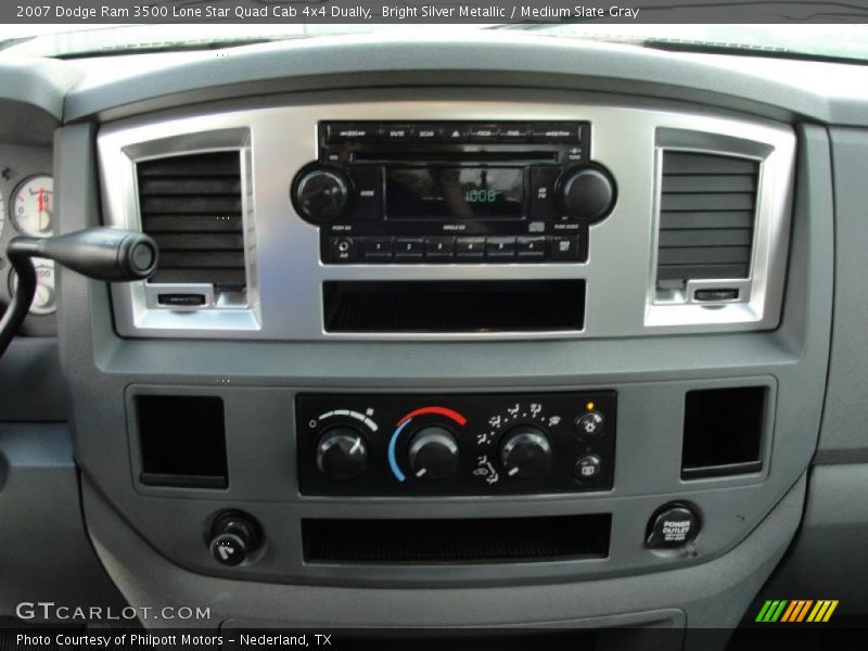 Bright Silver Metallic / Medium Slate Gray 2007 Dodge Ram 3500 Lone Star Quad Cab 4x4 Dually