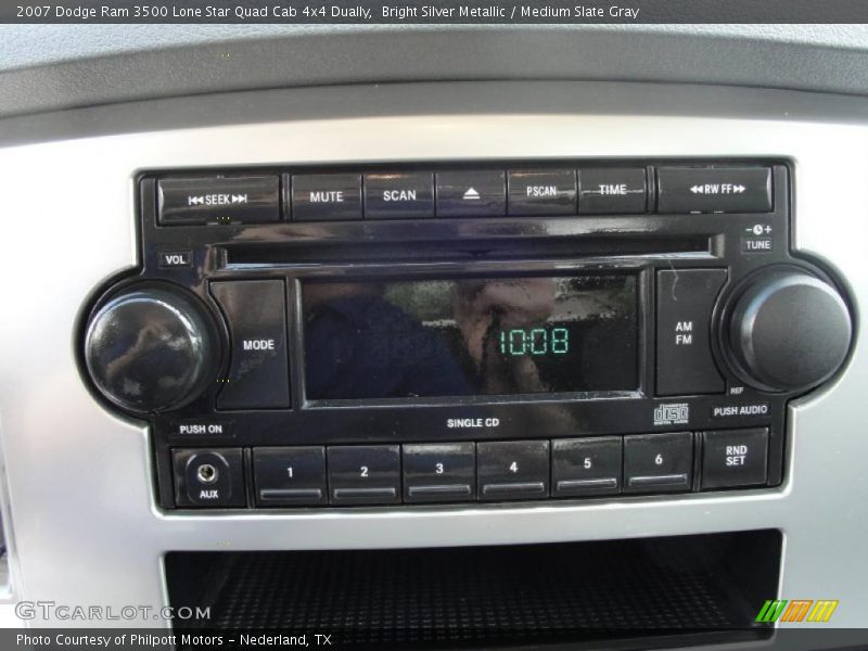 Bright Silver Metallic / Medium Slate Gray 2007 Dodge Ram 3500 Lone Star Quad Cab 4x4 Dually