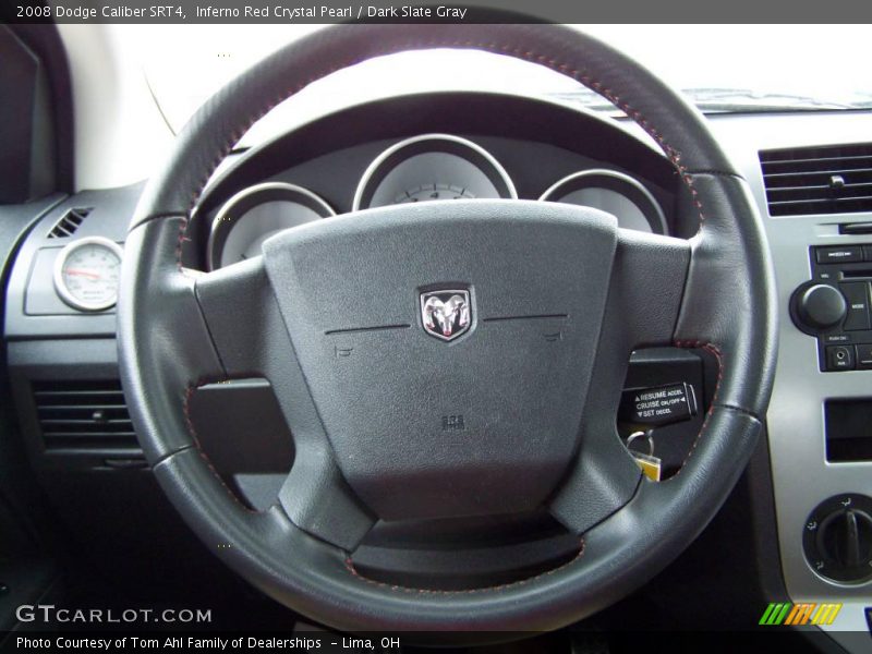 Inferno Red Crystal Pearl / Dark Slate Gray 2008 Dodge Caliber SRT4