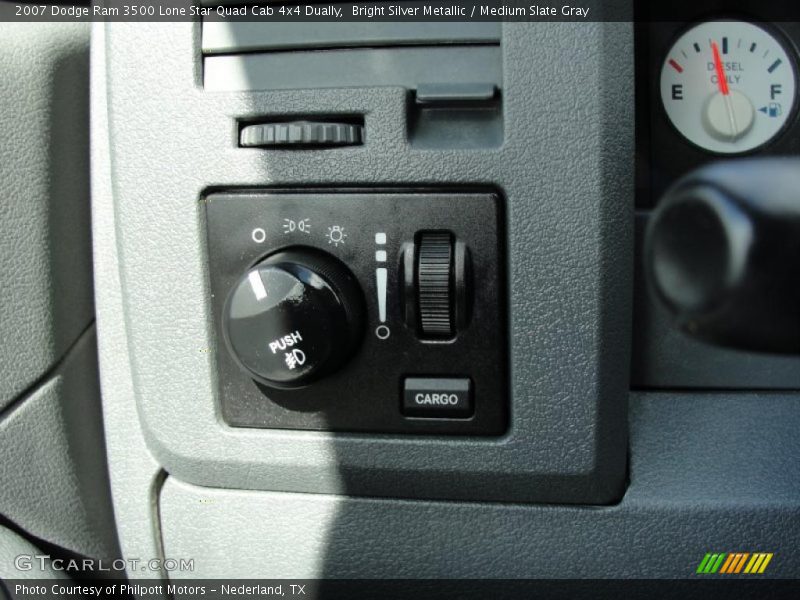 Bright Silver Metallic / Medium Slate Gray 2007 Dodge Ram 3500 Lone Star Quad Cab 4x4 Dually