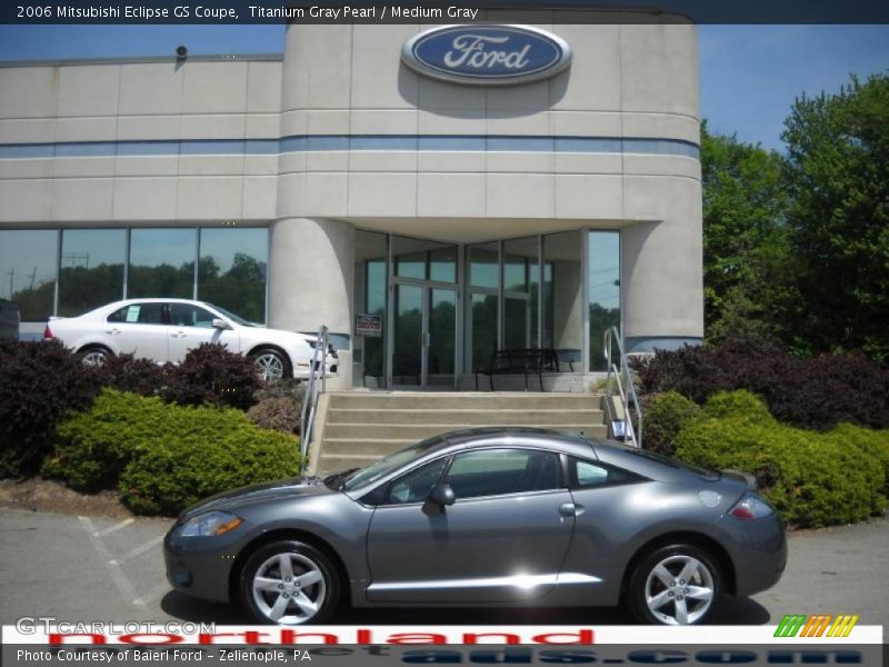 Titanium Gray Pearl / Medium Gray 2006 Mitsubishi Eclipse GS Coupe