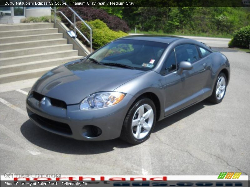 Titanium Gray Pearl / Medium Gray 2006 Mitsubishi Eclipse GS Coupe