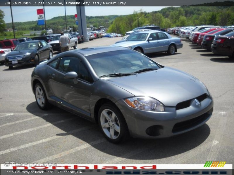 Titanium Gray Pearl / Medium Gray 2006 Mitsubishi Eclipse GS Coupe