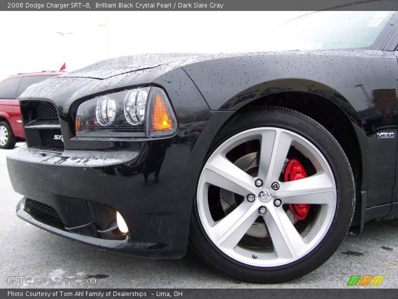 Brilliant Black Crystal Pearl / Dark Slate Gray 2008 Dodge Charger SRT-8