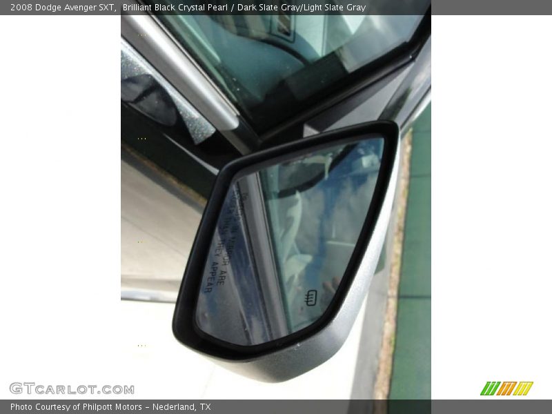 Brilliant Black Crystal Pearl / Dark Slate Gray/Light Slate Gray 2008 Dodge Avenger SXT
