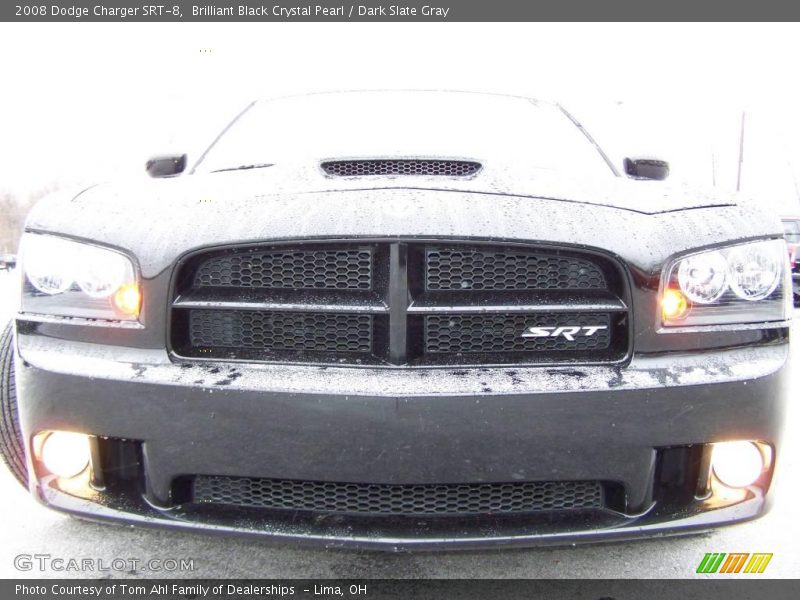 Brilliant Black Crystal Pearl / Dark Slate Gray 2008 Dodge Charger SRT-8