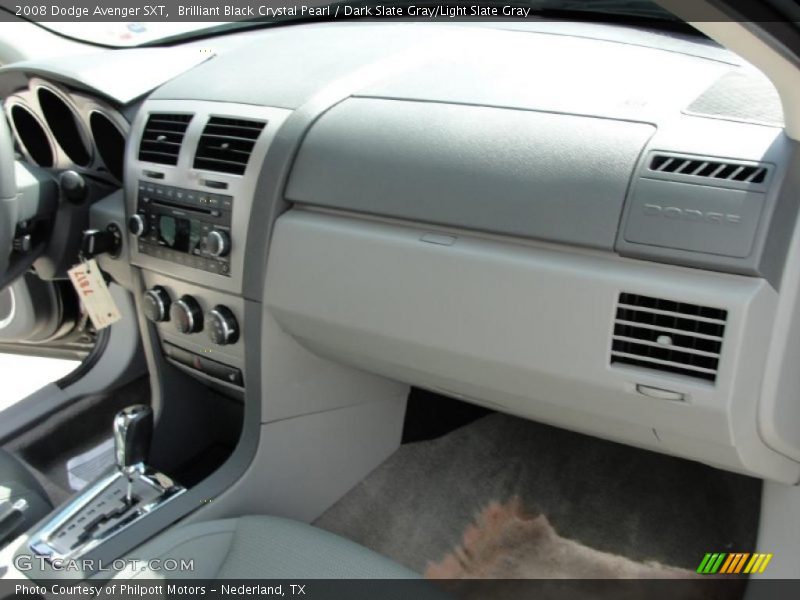 Brilliant Black Crystal Pearl / Dark Slate Gray/Light Slate Gray 2008 Dodge Avenger SXT