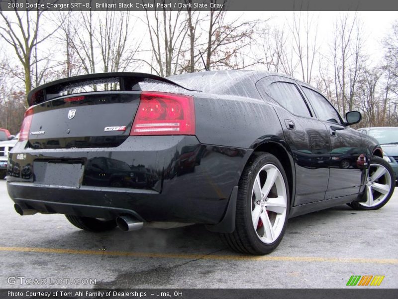 Brilliant Black Crystal Pearl / Dark Slate Gray 2008 Dodge Charger SRT-8