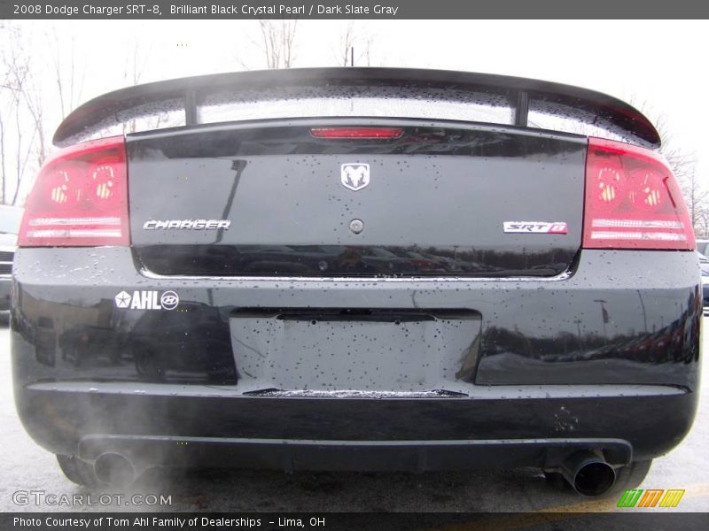 Brilliant Black Crystal Pearl / Dark Slate Gray 2008 Dodge Charger SRT-8