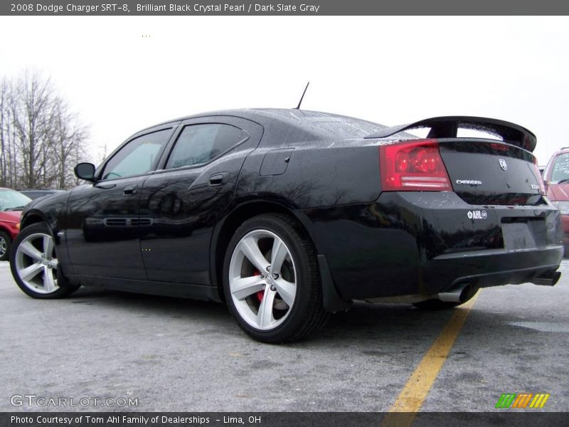 Brilliant Black Crystal Pearl / Dark Slate Gray 2008 Dodge Charger SRT-8