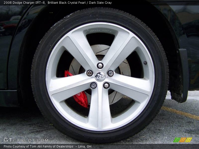 Brilliant Black Crystal Pearl / Dark Slate Gray 2008 Dodge Charger SRT-8