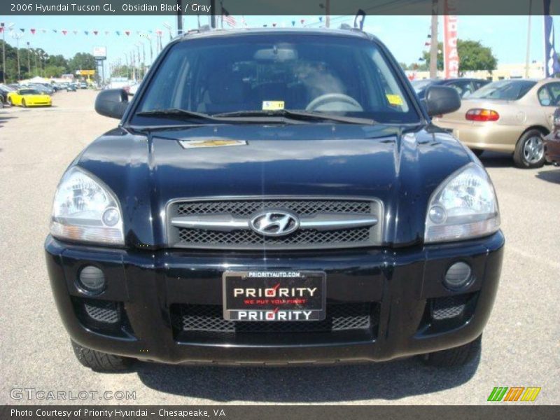 Obsidian Black / Gray 2006 Hyundai Tucson GL